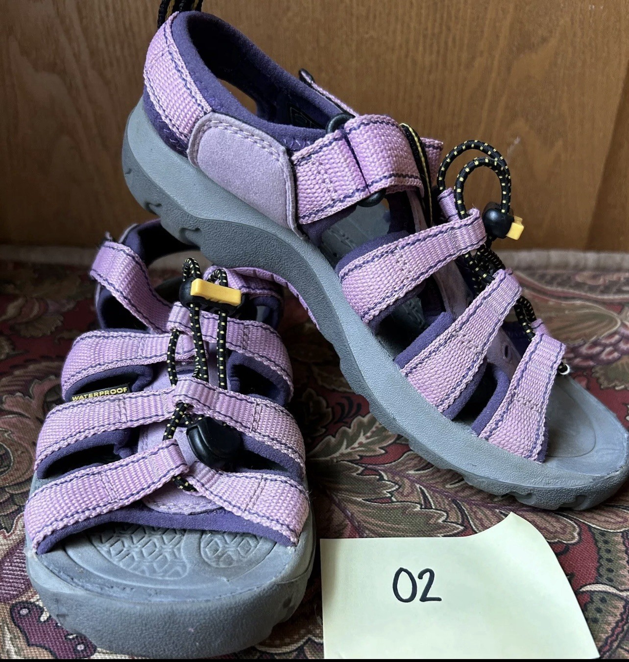 Sandali sportivi Keen bambina giovane impermeabili escursionismo viola taglia 3