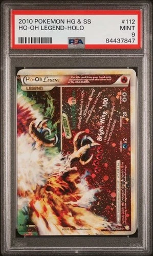 Pokemon Ho-oh Legend HG & SS Holo 112 PSA 9