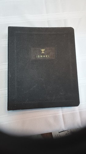 ISRAEL STAMP COLLECTION  1948-64 Doar Ivri  300+ stamps, Vintage album 