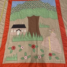 Vintage Handmade King Size Quilt Measures 106 Inches X 92 Inches. Please Read