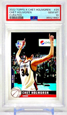 2022-2023 Topps X Oklahoma City Thunder Chet Holmgren RC #24 PSA 10 - POP 2