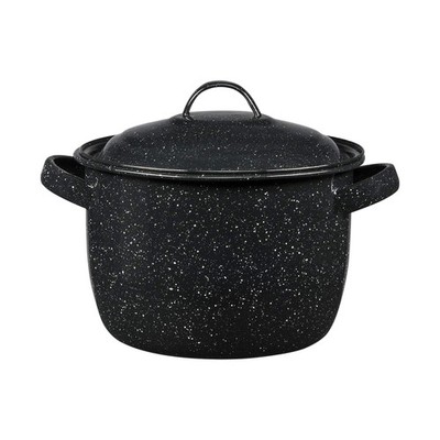 4-Quart Bean Pot - Porcelain Enamel on Steel, Lightweight & Durable, Ideal fo...