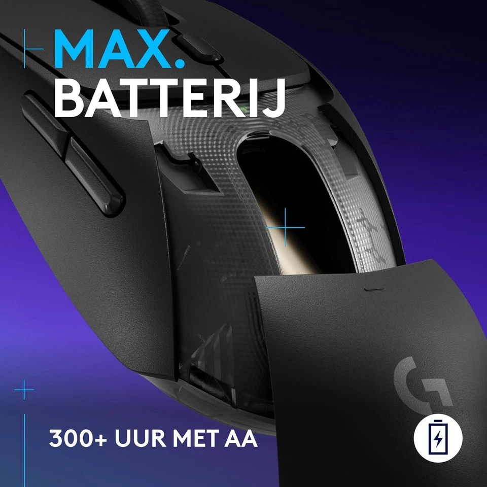 Logitech G G309 LIGHTSPEED Wireless Gaming Mouse, Lightweight, LIGHTFORCE Hybrid - Image 3 of 4