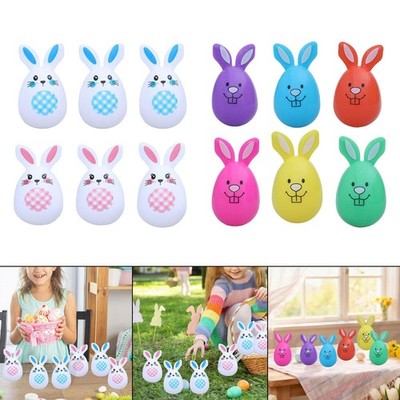 6 Pieces Easter Eggs Easter Party Decor for Farmhouse Cabinet Indoor Outdoor