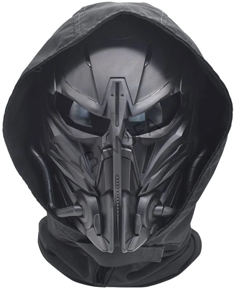 Airsoft Skull Full Face Protective Mask Balaclava Adjustable for Outdoor Spor...