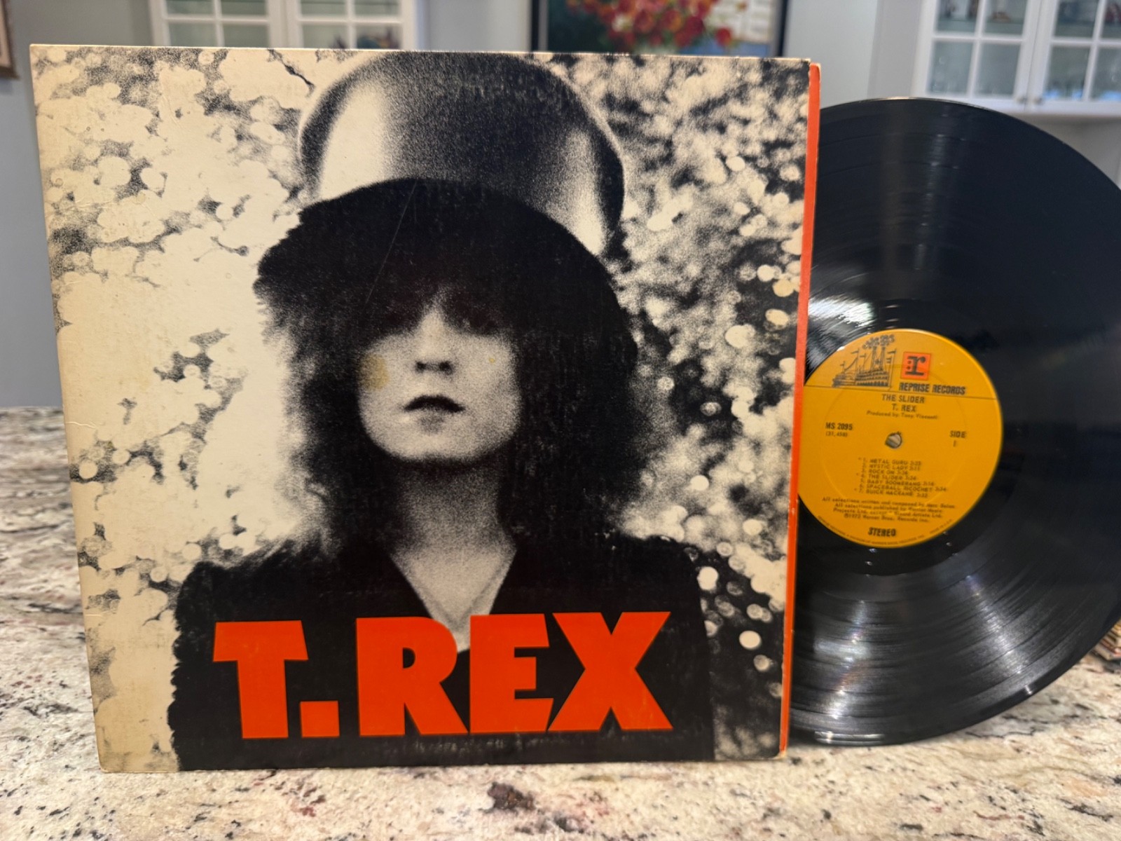T. REX ~ THE SLIDER - ORIG  1972 USA ~ VG  VINYL LP RECORD ~ LOWEST $$$ REPRISEV