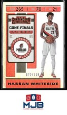 2019-20 Panini Contenders Hassan Whiteside Conference Finals Ticket #/125 #36