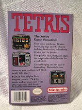 Tetris (Nintendo Entertainment System, 1989) Box (Good) and Cart (Excellent)