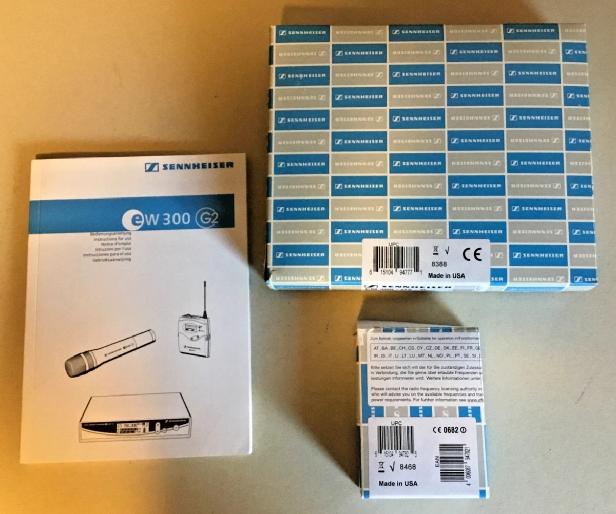 Microfono Auricolare Leggero MICWL Per Sennheiser G2 G3 G4 – Nero, Omni, Con Filtro Antivento