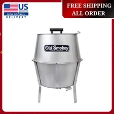 Old Smokey Charcoal Grill Rust Resistant Removable Ash/Tray Pan 18 in. Width