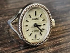 ring watch women's Chaika Vintage  AU with gold plating mechanical Soviet USSR