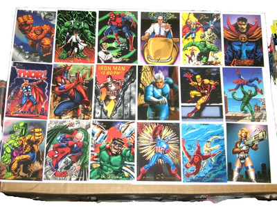 1994 FLAIR MARVEL ANNUAL 150 BASE CARD SET SPIDER-MAN X-MEN AVENGERS VENOM
