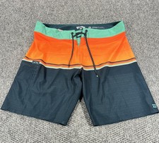 Billabong Fifty50 Board Shorts Mens 32 Blue Orange Recycler Airlite Swim Surf