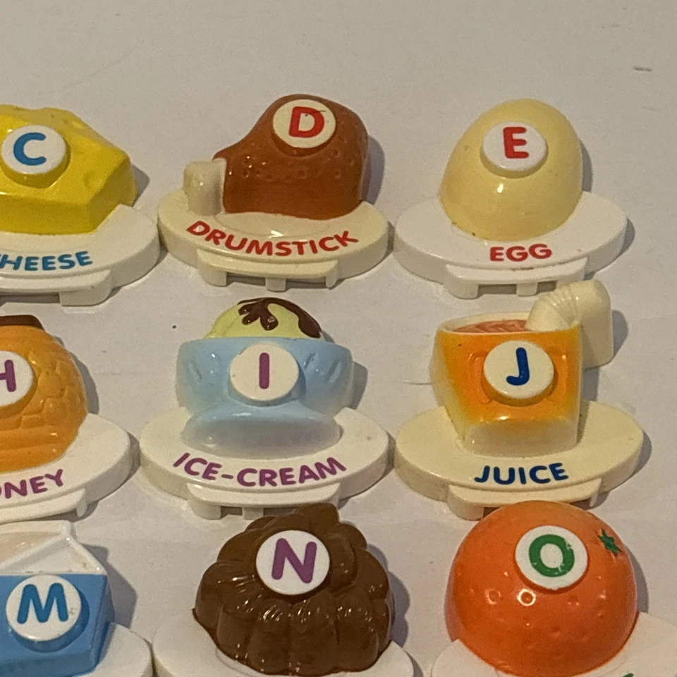 Vtech ABC Alphabet Food Fun Refrigerator Letter Magnets Complete A-Z - Image 3 of 4