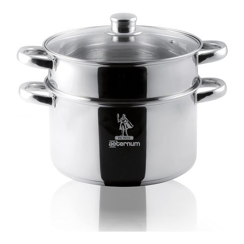 Aeternum Vaporiera Divina Re Inox 22cm AP000082 per Induzione e Gas