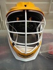 Cascade XRS Pro Lacrosse Helmet - Yellow with White Face Mask