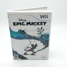 Disney Epic Mickey Nintendo Wii 2010 Manual Included