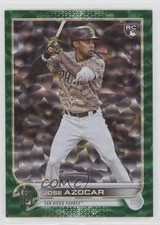 2022 Topps Update Green Foil 17/499 Jose Azocar #US280 ut4