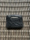 Black Leather Wallet with ID Window — photo 1