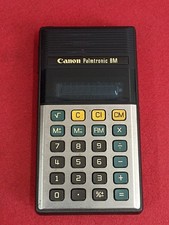 CALCOLATRICE LED VERDI CANON PLAMTRONIC 8M VINTAGE RETRO TECH RETROTECNOLOGIA 🔺