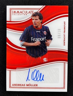 2023-24 Panini Immaculate Andreas Möller Auto 8/10 Frankfurt