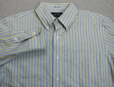 Lauren Ralph Lauren Shirt Mens 16 - 34/35 100 Cotton Non-Iron Button-Down