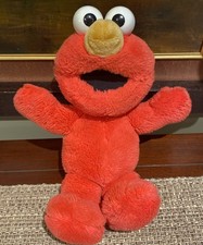 Sesame Street 1992 Talking Elmo 15  Plush Child Dimension Works Video