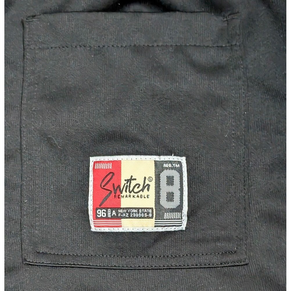 Racing Patch Performance Shorts Men Medium Y2K St… - image 5