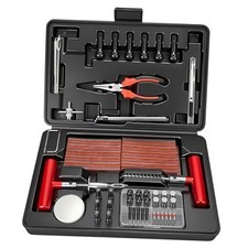 Heavy Duty Tire Plug Kit - 98pcs All-in-One Universal Tire Repair 98 Piece Set