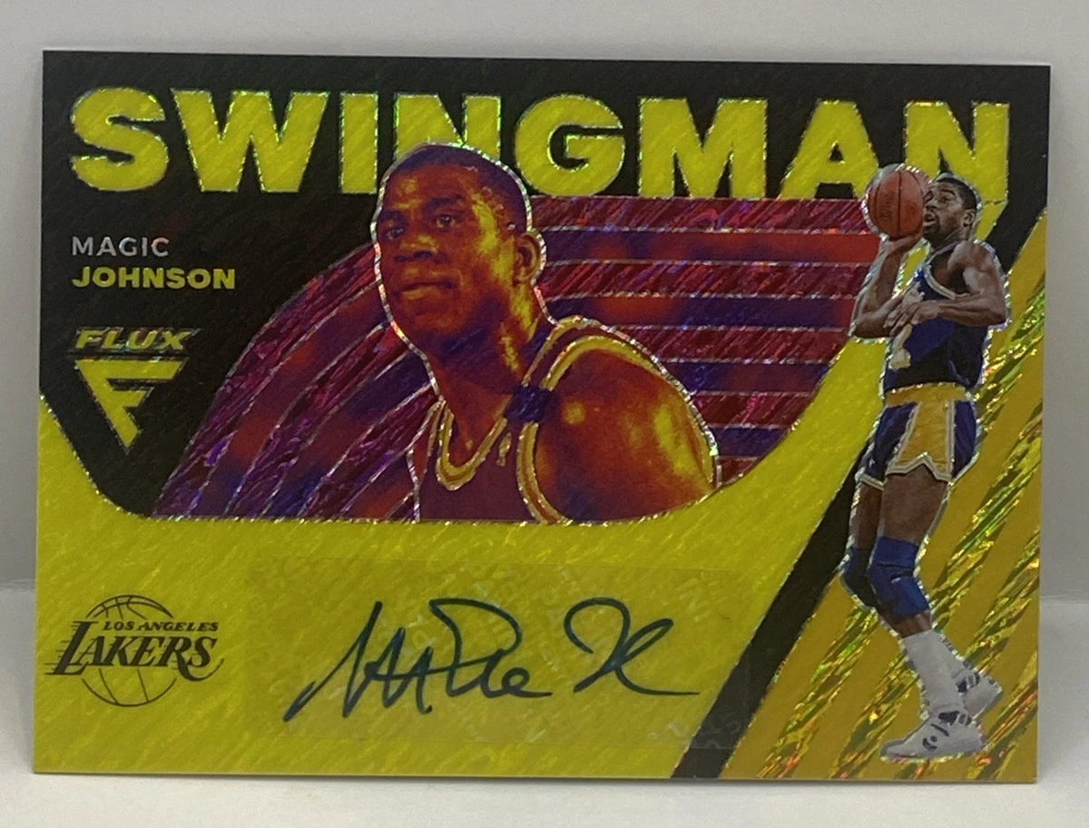 Panini Magic Johnson Basketball Autographed Sports Trading Cards
