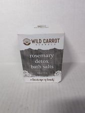 Wild Carrot Herbals Rosemary Detox Bath Salts 15 oz. Natural Plant Based NIP