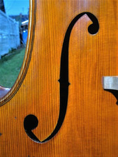 Violoncello n. "D. TECCHLER ROMAE ANNO 1703" con borsa e foglio!