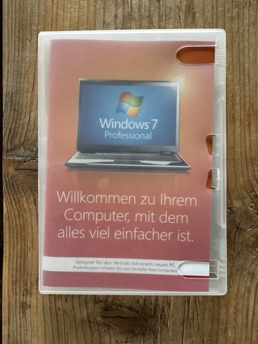 Windows 7 Professional,  32 bit DVD, Deutsch, OEM Vollversion mit MwSt Rechnung