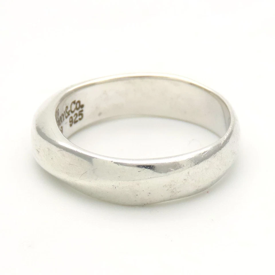 USATO TIFFANY&Co. Anello bordo coltello US 6-6,5 argento925 4,4 g argento - Immagine 3 di 4