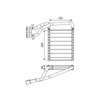 Valeo 811690 WäRmetauscher, Innenraumheizung