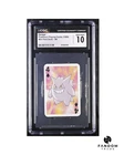 CGC 10 GEM MINT Gengar Mini Playing Card Pokemon Mini Red Deck 4 of Spades