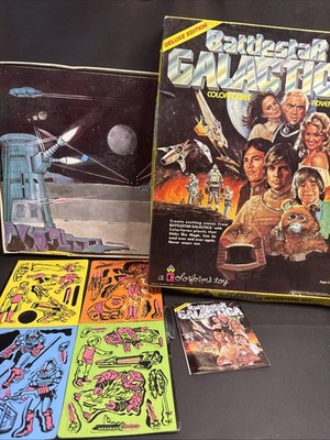 Battlestar Galactica Deluxe Edition Adventure Set Colorforms 1978 Vintage