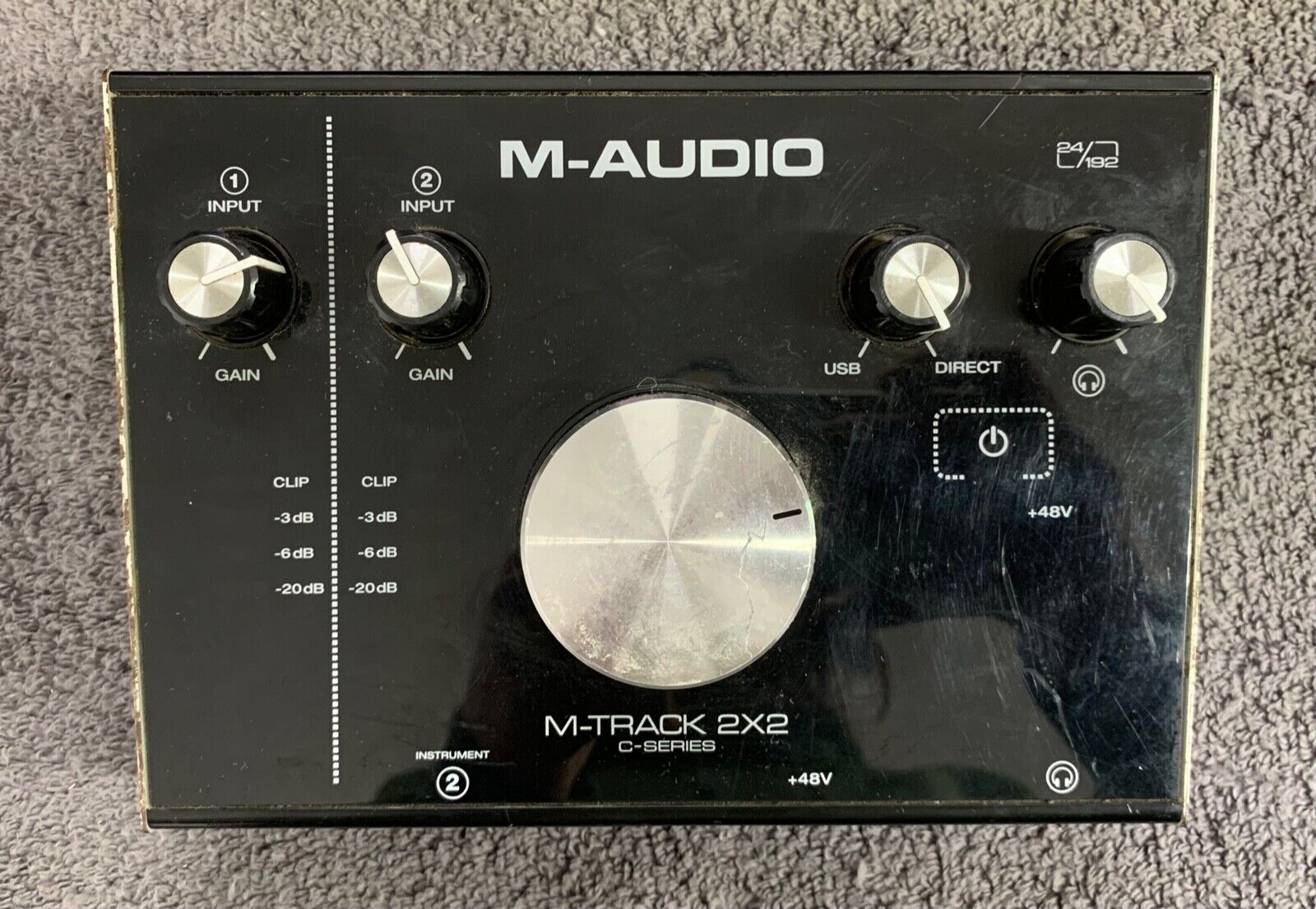 M-Audio M-TRACK 2x2 C-Series 24/192kHz Audio RECORDING Interface USB, Mic,  MIDI