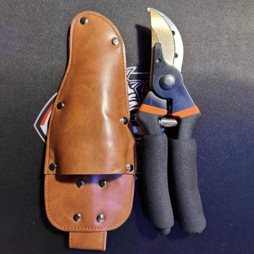 Gardening Scissors Case Garden Pruner Sheath Pruner Holster with Locking Button