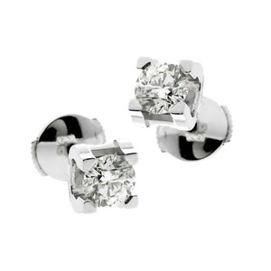cartier diamond earrings