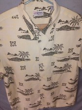 RIP CURL Mens Floral Shirt Hawaiian XL Island Surfer Unique