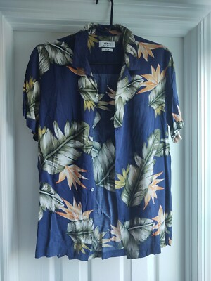 HAWAIIAN SHIRT Soft Short Sleeve Button Down LFTMAN Summer Beachwear Slim Fit Sm