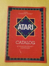 Vintage 1982 Atari Video Computer System Catalog