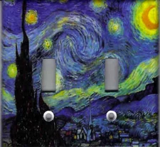 STARRY NIGHT VAN GOUGH HOME WALL DECOR LIGHT SWITCH PLATES AND OUTLETS