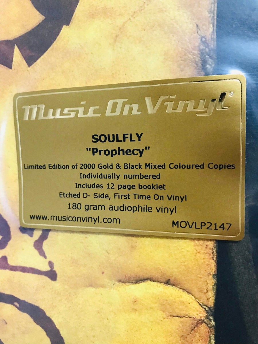 美品 Soulfly - Prophecy LP シリアルナンバー ソウルフライ Amazon.co.jp: Prophecy: ミュージック