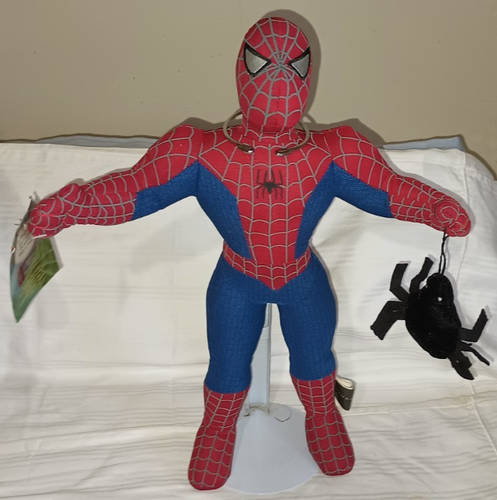 Vintage Spider-Man hält Spider Flash Plüsch 15 Zoll Toy Works Cartoon Network 02 Fuß - Bild 5 von 22