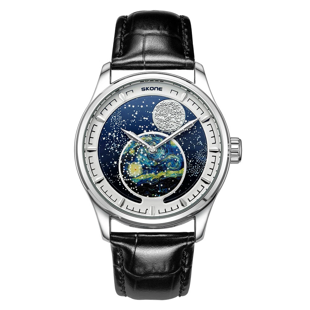 Skone top skeleton watch