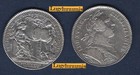 Jeton - Mariage du dauphin Louis XV 1770 Buste Habillé Tête Laurée Argent France