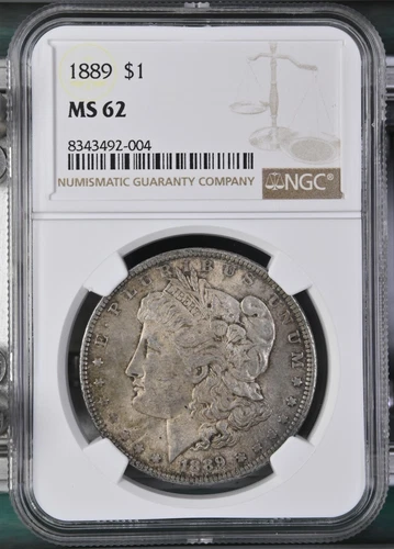 1889 Morgan Dollar NGC Certified MS62