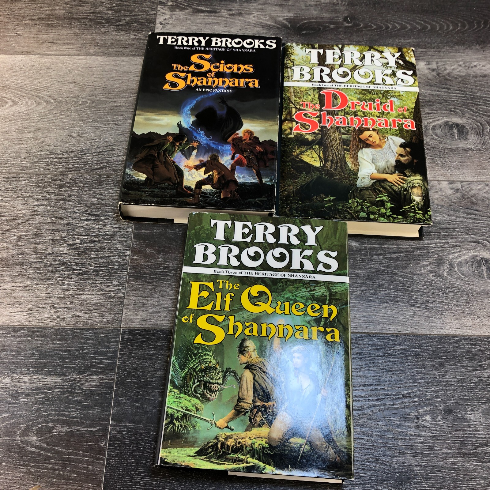 Terry Brooks Heritage of Shannara Hardcover Book  Lot of 3